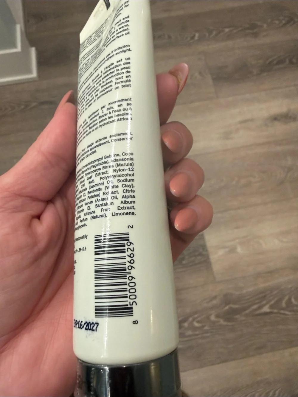 African Botanics Baobab Clay Oxygenating Cleanser — Cream
